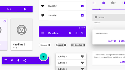 Modern UI Components in Action animation graphic design motion graphics