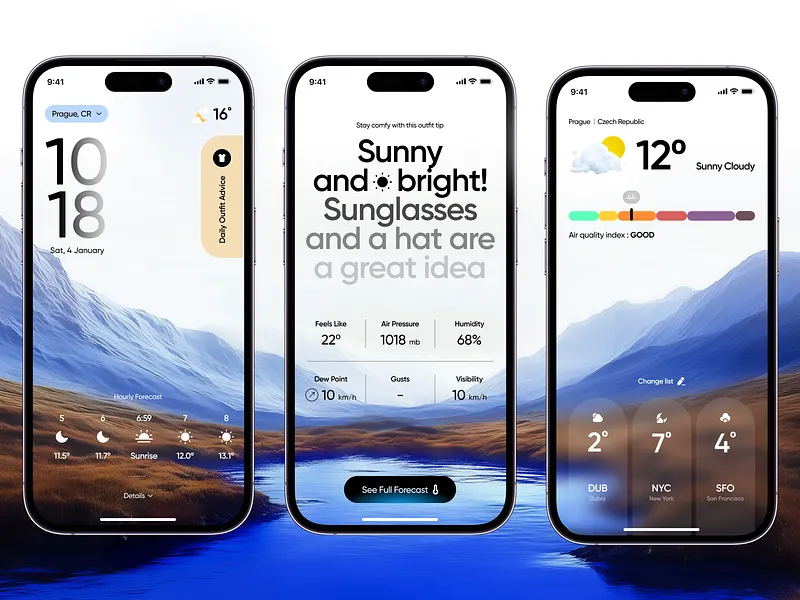 Browse thousands of Weather Mobile App images for design inspiration ...