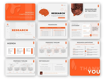 Research Proposal Template Design brand branding design digital digital art education educational google slides graphic design identity branding keynote minimal modern powerpoint powerpoint design ppt presentation presentation design template