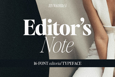 Editor's Note 16Font Editorial Serif all caps alternates chic classy decorative decorative font display display font fashion font feminine font logo logo font magazine serif font sharp sharp serif sharp serif font stylish typeface