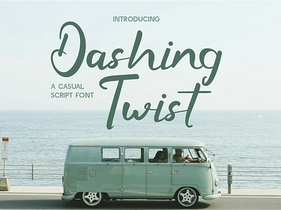 Dashing Twist - Modern Script branding font carefree font casual font charming font creative font elegance font elegant font expression font font handwritten font love font playful font script font travel font typeface typography