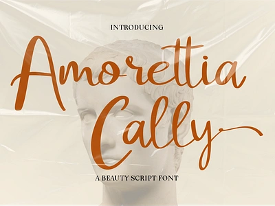 Amorettia Cally - Beautiful Script artistic font beauty font branding font calligraphy font chic font creative font elegant font font handwritten font love font luxury font modern font script font stylish font typeface typography wedding font