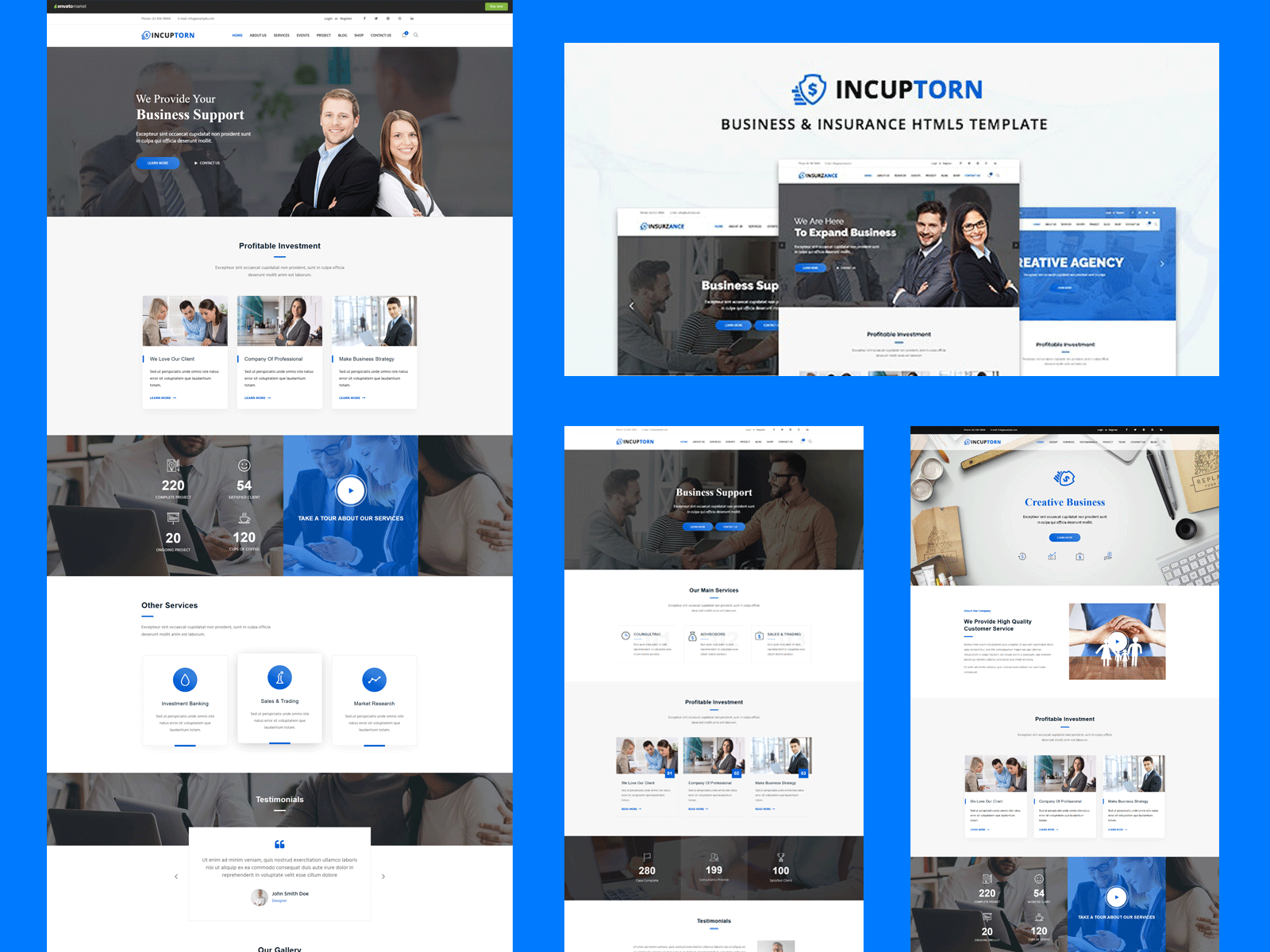 🏢 Incuptorn: Empower Your Business & Insurance Online Presence businesswebsite html5template incuptorntemplate insurancetemplate responsivedesign seooptimized webdesign