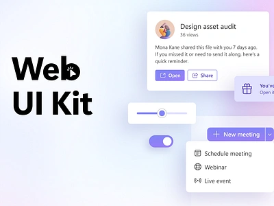 Core Web UI Kit animation graphic design ui