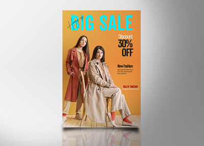 Fashion Flyer Design fashion flyer flyer flyer design graphic design promotion sale