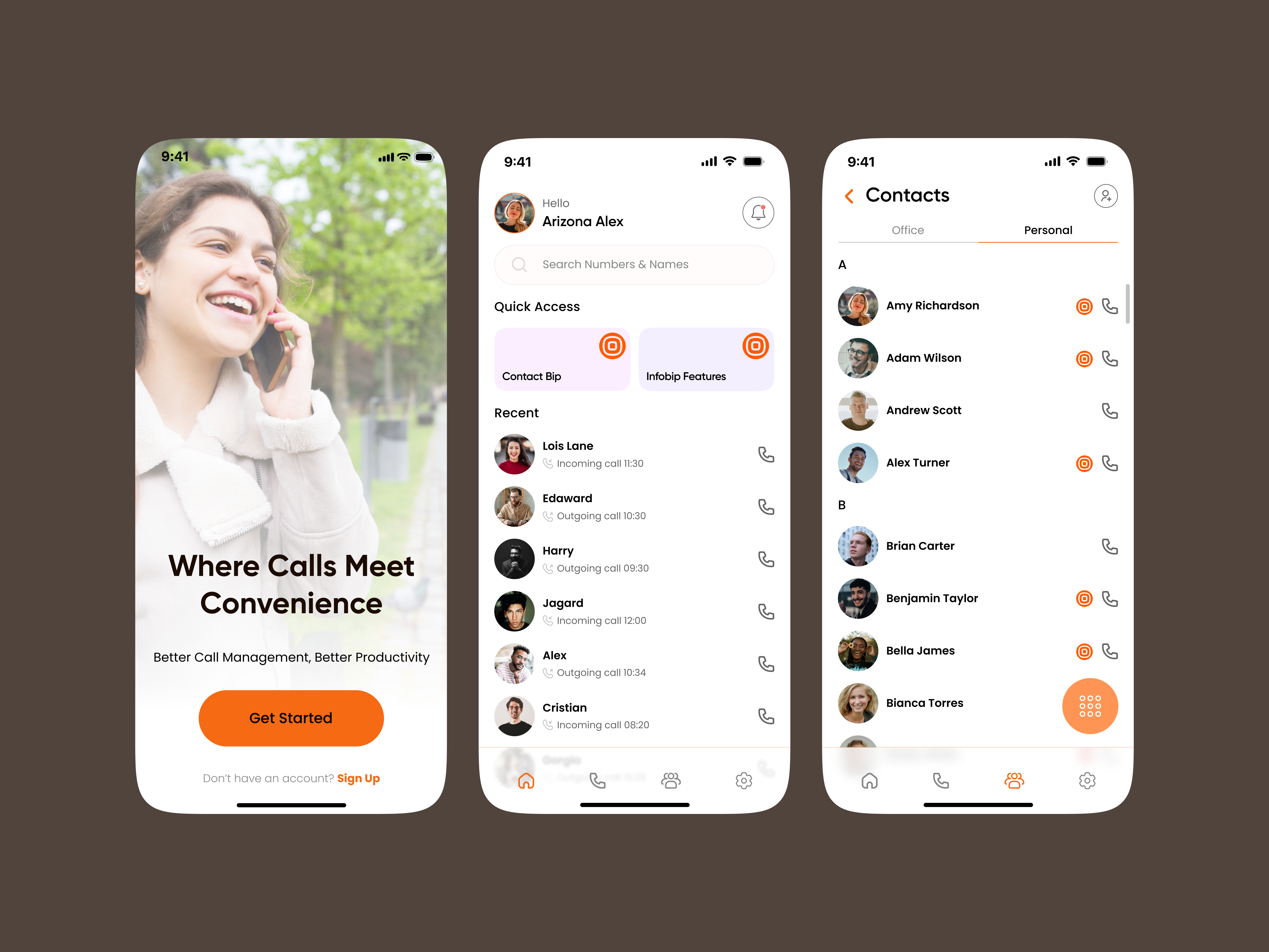 Example of Minimal Mobile App Design