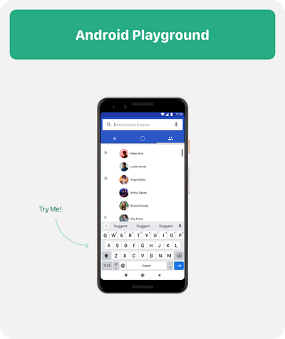 Android Playground: Interactive Design Concept animation graphic design logo