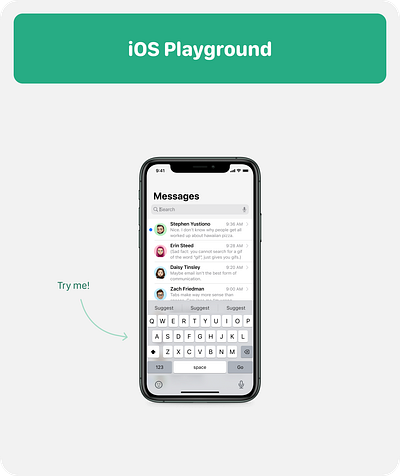 iOS Playground: Seamless Interaction Design animation graphic design ui