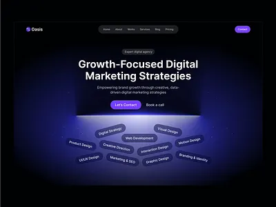 Agency Website agency website company website creative agency design digital agency digital marketing agency landing page marketing website minimalist website modern website ui ux web design