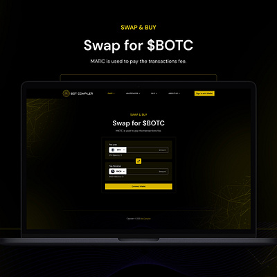 Crypto Swap DApp UI/UX Design blockchain dapp design blockchain ux branding crypto crypto wallet integration cryptocurrency swapping dapp defi defi swap interface minimal ui design modern defi design product design rypto tech design rypto ui design swap token exchange design uiux design vcrypto wallet integration web design web3 uiux