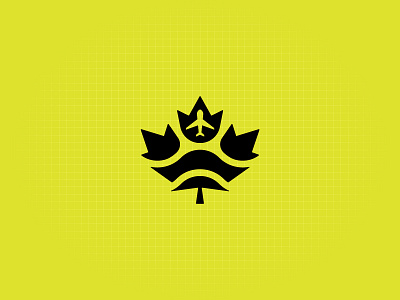 immigration service Logo and Brand identity aeroplane black brand branding canada creative crown design graphic illustration immigration king logo maple leaf minimal modern plane red ui waves