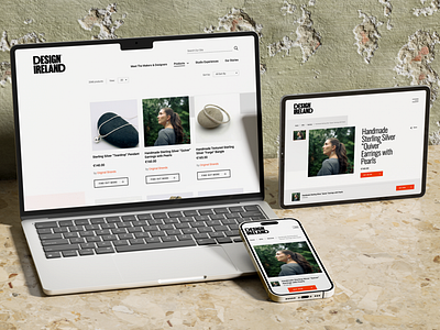 Design Ireland - Product page Multi device UI Design crafting design interior design ui ui design ux ux design web webdesign website
