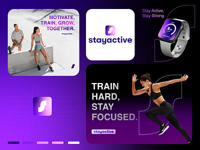 StayActive🚀Branding branding graphic design logo ui