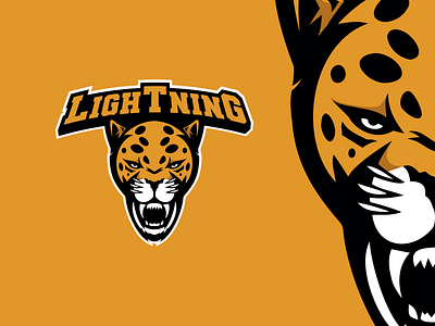 Leopard Logo Design - LighTning baseball brand branding design esport football graphic design illustration logo sport