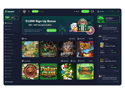 Basebet Redesign animation branding graphic design logo motion graphics ui