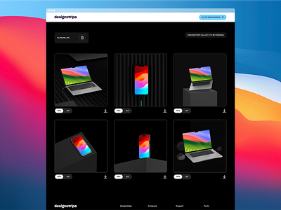 designstripe Free 3D Mockups Tool product design ui ux