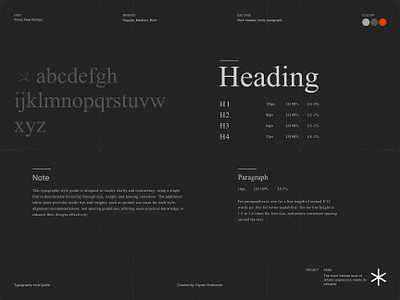 Style Guide ⸻ Layout Design animation branding design design trends font graphic design interface design landing page logo typography typography style guide ui