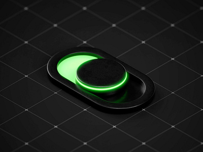 3D toggle switch 3d 3dillustration animation blender blender3d motion graphics