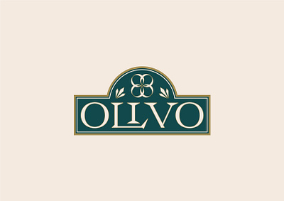 Olivo Restaurant branding classic design gastronomy graphic design illustrator logo modern traditional vector