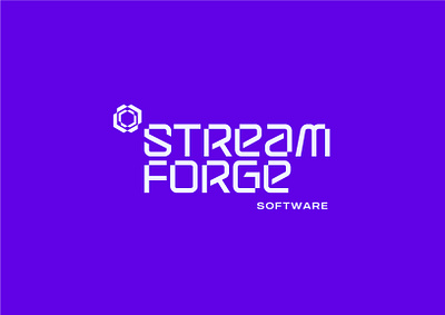 Stream Forge Software branding classic design graphic design illustrator logo logotype vector