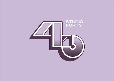 Studio Forty branding design graphic design illustrator logo logotype modern vector