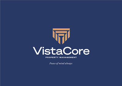 VistaCore Property Management branding classic design graphic design illustration illustrator logo logotype vector