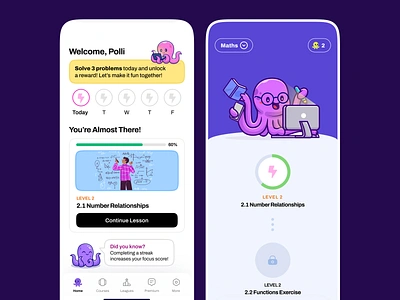 Brain Games App ai companian ai homework helper ai study companion ai tutor ai tutoring babbel brain training games duolingo edtech education elevate gamification gauth learn math math problem solver math puzzles photomath quizlet ui ux