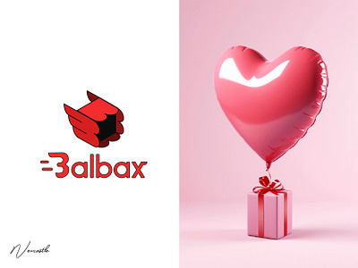 Balbax /Fast Shipping (with love) Agency :) box branding design fast graphic design heart logo logo design love post shipping logo speed logo typog typography