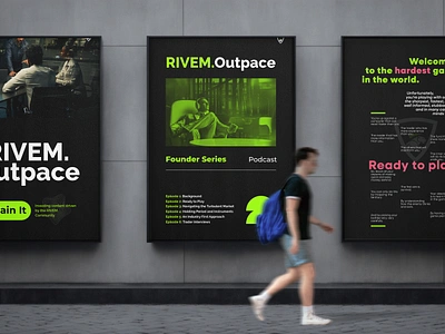 Marketing graphics for Rivem. ads advertisement b2b brand identity branding business campain facebook post finance fintech graphic design identity marketing minimal post poster saas social media template