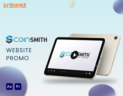 CoinSmith - Web Promo animation branding graphic design logo motion graphics ui