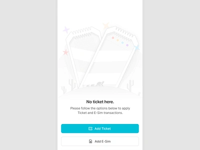 Empty state illustrastions ✨ app card design empty state illustration ticket illustrastion ui ux web design website