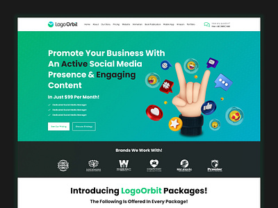 Transforming Social Media with LogoOrbit branding custom logos design solutions digital branding interactive design logo design social media services ui design ux design web design