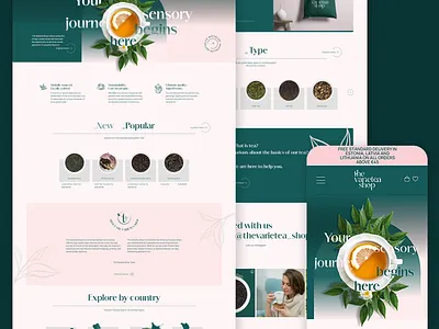 thevarieteashop | Woocommerce Website branding ui wordpress webdesign