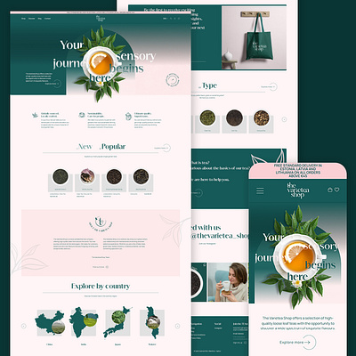 thevarieteashop | Woocommerce Website branding ui wordpress webdesign