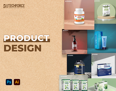 Product Design 3d branding graphic design logo