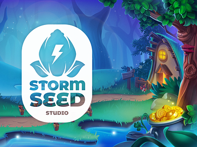 🎮✨ We’re StormSeed Studio! animation character design concept art design game art game design illustration logo slot