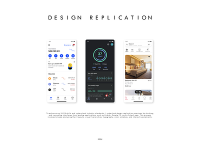 Design Replication airbnb app replica fintech googlefit replication study ui user interface