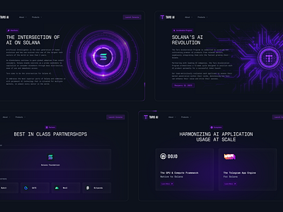 AI Web3 Crypto Web & Mobile Design | Solana Blockchain ai app branding crypto design figma graphic design illustration logo ui ux vector