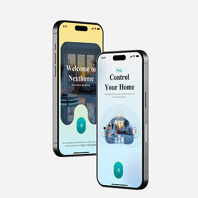 Nexthome: Onboarding screens design onboarding onboardingscreen smarthome ui uiux uiuxdesign ux