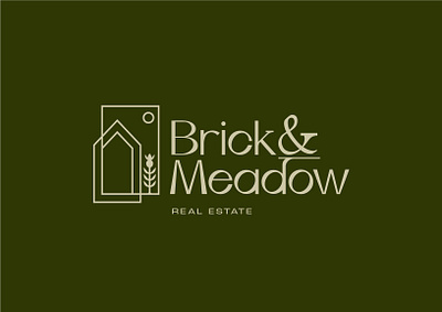 Brick&Meadow branding classic design graphic design identity illustrator logo modern vector