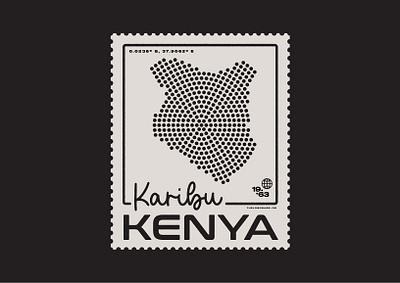 Karibu Kenya Series branding classic design graphic design illustration illustrator logo vector