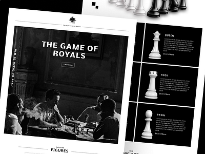 ChessMaster Landing Page Design animation branding design figma gamify graphic design illustration landing page minimal design modern design ui ui design ux design website design