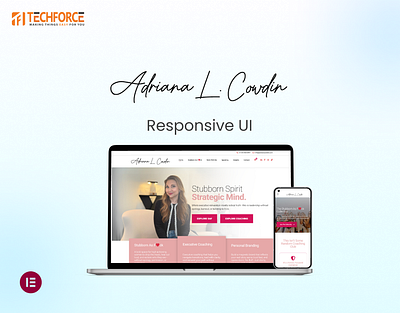 Adriana Cowdin - Responsive UI branding ui webdesign