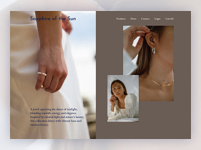 Daily UI #003 daily ui jewelry landing page lp ui