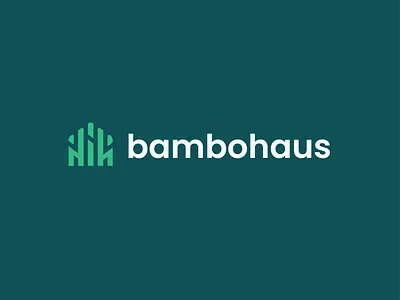 bambohaus australia bambo brand design home house logo logo design panda realestate