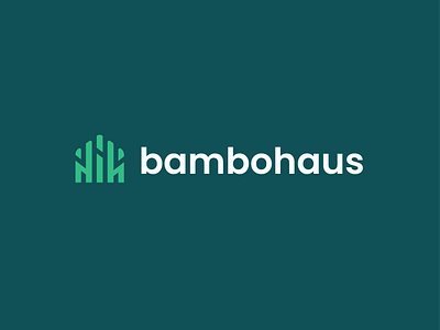 bambohaus australia bambo brand design home house logo logo design panda realestate