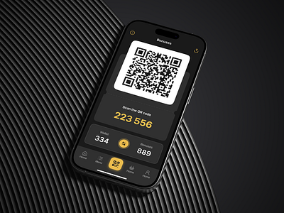 QR code scanning, loyalty programm application café catering facility design development loyalty programme mobile app no code nocode qr qr code restaurant ui ui design ux web development