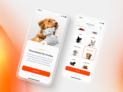 Pettracker App Design // Pawfect app design figma interactive design logo mobile app pet app pet community pet health pet management pet owners pet profiles pet technology pet tracker ui uiux design user experience