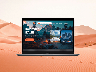 Nomad's Paths : Voyager de manière responsable branding graphic design ui