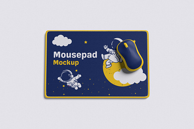 Mousepad Mockup Bundle Set - Rielismee desk